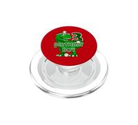 Dino Birthday Boy 3 AÑOS Dinosaurier Basball 3 DE Nacimiento PopSockets PopGrip para MagSafe