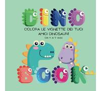 Dino Book: Libro da colorare per bambini 4-9 anni