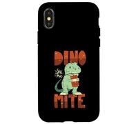 Dino con Dinamita - Dinomita - Juego de Palabras Carcasa para iPhone X/XS
