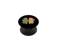 Dino Couple está Enamorado PopSockets PopGrip Adhesivo