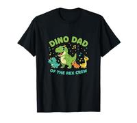 Dino Dad of The Rex Crew - Camiseta Divertida para el día del Padre Camiseta