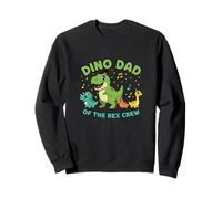 Dino Dad of The Rex Crew - Camiseta Divertida para el día del Padre Sudadera