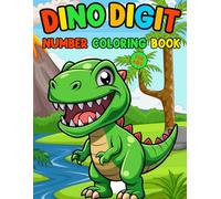 Dino Digit: Dinosaur number tracing & coloring ages 3-6