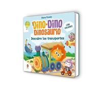 Dino-Dino descubre los transportes (Dino-Dino Dinosaurio): Libro de cartón con solapas para niños y niñas de 0 a 3 años