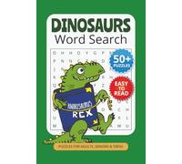 Dino Discovery Word Search Book: Easy-to-read word searches about dinosaurs, fossils, and extinct creatures! 6x9", 110 pages, 50+ puzzles-perfect for ... or free time. A dino-mite gift for all ages!