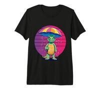 Dino Divertido con Paraguas Dinosaurios Dinosaurio Camiseta Premium