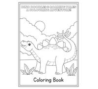 Dino Doodles & Roaring Tales: A Colouring Adventure!: Unleash Your Inner Artist and Discover Prehistoric Pals - Fun Facts & Exciting Stories for Little Explorers.