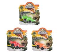 Dino elástico coche juguete colorido para niños a partir de 3 años