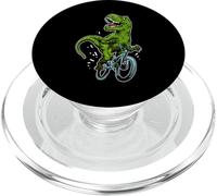 Dino En Bicicleta De Montaña BMX Amante del T-Rex Bicicleta PopSockets PopGrip para MagSafe