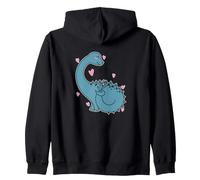 Dino está Enamorado Sudadera con Capucha