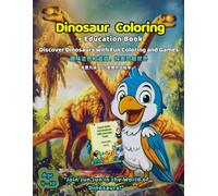 Dino Explorer: Learn About Dinosaurs / 恐龍探險家: Bilingual English & Chinese Coloring + Fun Facts (Ages 4-10) 中英文雙語:恐龍塗色 + 小知識 (繁體中文版)