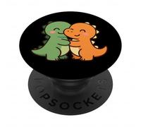 Dino Friends Forever. Bonito diseño de Dinosaurio Kawaii. PopSockets PopGrip Adhesivo