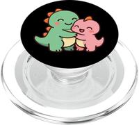 Dino Friends Forever. Bonito diseño de Dinosaurio Kawaii. PopSockets PopGrip para MagSafe