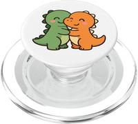 Dino Friends Forever. Bonito diseño de Dinosaurio Kawaii. PopSockets PopGrip para MagSafe