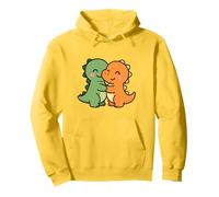 Dino Friends Forever. Bonito diseño de Dinosaurio Kawaii. Sudadera con Capucha