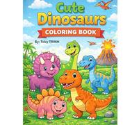 Dino Fun: A Kids Coloring Book Age 4-8: Roar, Color & Play with Dinosaurs!