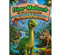 Dino-Malbuch: 50 süße Dinosaurier zum Ausmalen & Entspannen für Kinder & Erwachsene