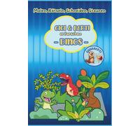 Dino Mitmachbuch ab 4 Jahren: Gigi&Berti erforschen Dinos, Malen, Zeichnen, Basteln, Rätseln: 50 Seiten Beschäftigungsbuch ab Kindergartenalter zum Schneiden, Kleben, Denken & Malen