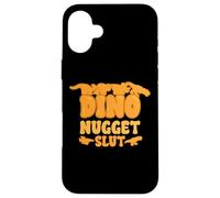 Dino Nugget Slut Funny Dinosaur Chicken Nug Lover Foodie Carcasa para iPhone 16 Plus