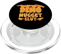 Dino Nugget Slut Funny Dinosaur Chicken Nug Lover Foodie PopSockets PopGrip para MagSafe