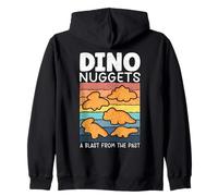 Dino Nuggets Chicken Snack Retro Blast Sudadera con Capucha