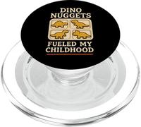 Dino Nuggets Nostalgia Divertido Snack Dinosaurio Nugget Lover PopSockets PopGrip para MagSafe