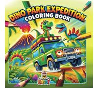 Dino Park Expedition: coloring book