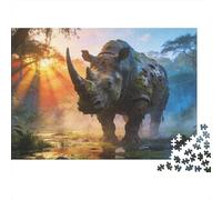 Dino podría Puzzle 1000 Piezas Cartón Puzzle Grande Adulto Difícil Paraceraterio Coleccionable Puzzle Familiar 38x26cm/1000pcs