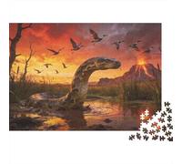 Dino podría Puzzle 1000 Piezas Cartón Puzzle Grande Adulto Difícil Python Coleccionistas Puzzle para Hacer En Familia 52x38cm/1000pcs