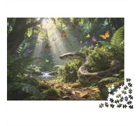 Dino podría Puzzle 1000 Piezas Cartón Puzzle Grande Adulto Difícil Python Puzzle Familiar Navidad 38x26cm/1000pcs
