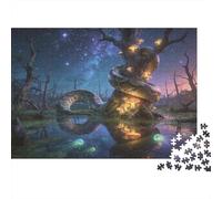 Dino podría Puzzle 1000 Piezas Cartón Puzzle Grande Adulto Difícil Python Puzzle Familiar Padres E Hijos 52x38cm/1000pcs