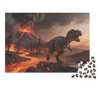 Dino podría Puzzle 1000 Piezas Cartón Puzzle Grande Adulto Difícil Tiranosaurio Rex Educa Puzzle Familiar 38x26cm/1000pcs