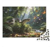 Dino podría Puzzle 1000 Piezas Cartón Puzzle Grande Adulto Relajarse Python Coleccionistas Navidad 38x26cm/1000pcs