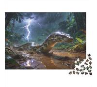 Dino podría Puzzle 1000 Piezas Cartón Puzzle Grande Adulto Relajarse Python Coleccionistas Rompecabezas Familiar 70x50cm/1000pcs