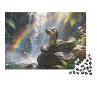 Dino podría Puzzle 1000 Piezas Cartón Puzzle Grande Adulto Relajarse Python Educa Puzzle para Hacer En Familia 70x50cm/1000pcs