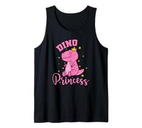 Dino Princesa Linda Chica Dulce Camiseta sin Mangas