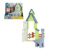 Dino Ranch - Dino Action Pack Brontosaurus, juguete de la serie de dibujos animados, con un dinosaurio y un rancho con vayas, coleccionable, 3 modelos diferentes, niños + 4 años, Famosa (DNA05300)