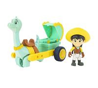 Dino Ranch DNR0011 - Coche Doctor Min y Clovers, vehículo con Figura, Juguete a Partir de 3 años