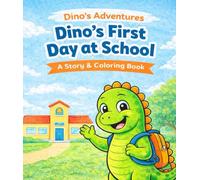 Dino’s First Day at School: A Story, Coloring, and Activity Book for Preschoolers (Dino's Adventures)