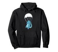 Dino Salto en paracaídas con paracaídas Sudadera con Capucha