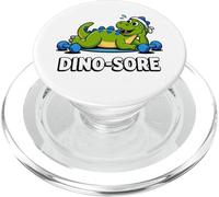 Dino Sore Gym Lifting Weights Fitness Workout Dinosaur PopSockets PopGrip para MagSafe
