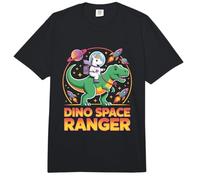 Dino Space Ranger Montando un Unicornio, Dinosaurio, Galaxy Adventure Comfort Colors Adult Heavyweight T-Shirt