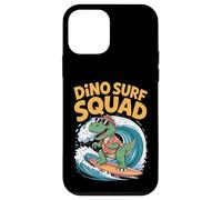 Dino Surf Squad - Divertidas vibraciones de verano de dinosaurios surfeadores Carcasa para iPhone 12 mini