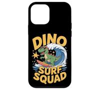 Dino Surf Squad - Divertidas vibraciones de verano de dinosaurios surfeadores Carcasa para iPhone 12 mini