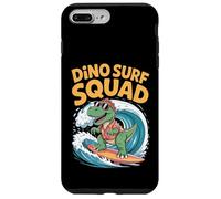 Dino Surf Squad - Divertidas vibraciones de verano de dinosaurios surfeadores Carcasa para iPhone 7 Plus/8 Plus