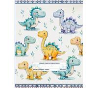 Dino Sweet Friends - Primary Story Journal: Dotted Midline and Picture Space | Grades K-2 | 100 Pages