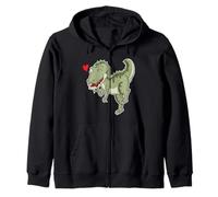 Dino T-Rex está Enamorado Sudadera con Capucha