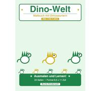 Dino-Welt: Dinosaurier Malbuch für Kinder von 2-4 Jahren - 20 Dinos zum Ausmalen