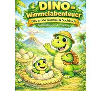 Dino-Wimmelabenteuer: Das große Ausmal- & Suchbuch für Kinder von 4-7 Jahren