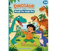 Dino with Moogli the Jungle boy: Coloring book